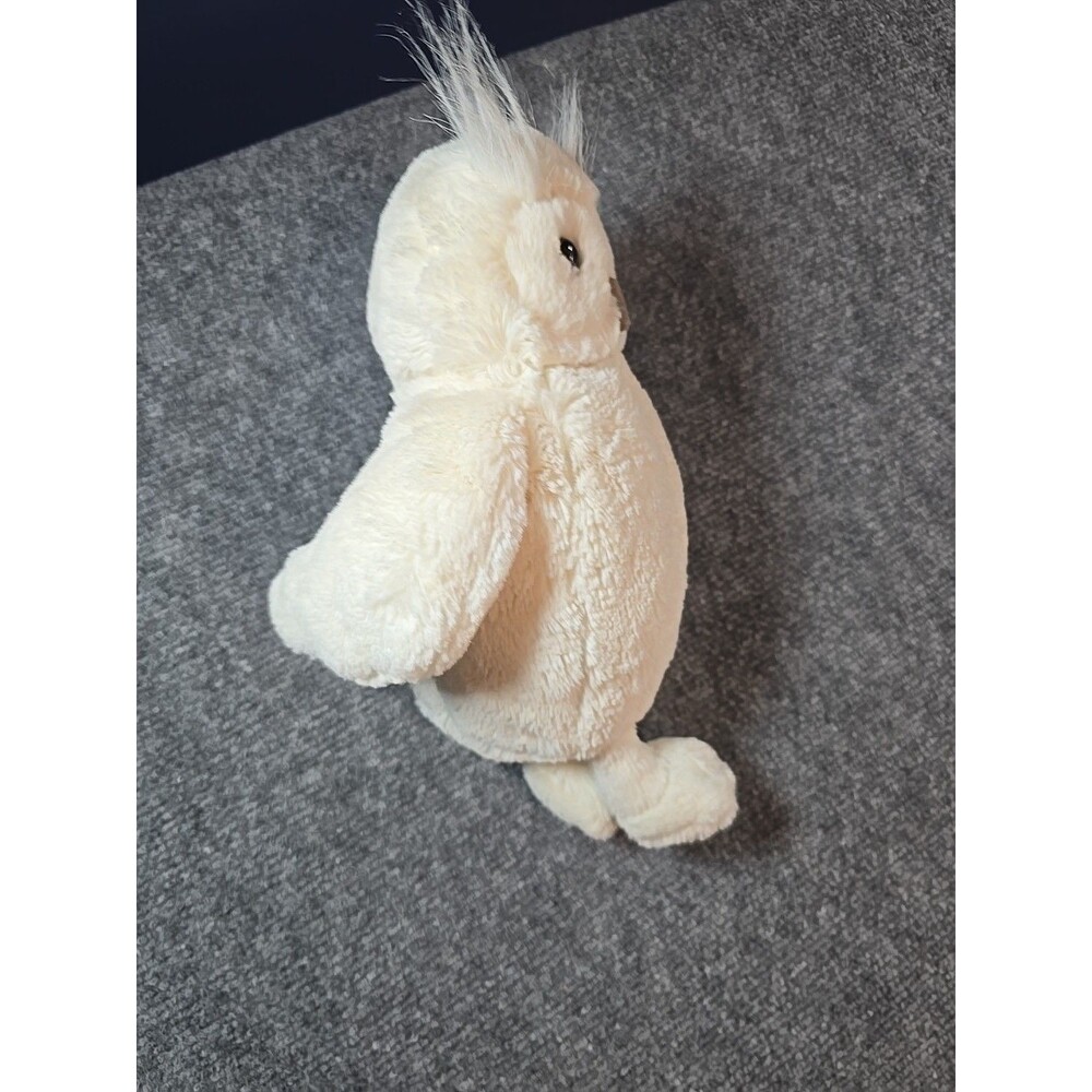 Jellycat Woodland Bashful Owl Plush Stuffed Animal Cream White “11 - Picture 5 of 9